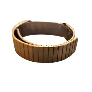 Vintage Possibly Gold Filled Expandable Mens Watch Strap (A8189)